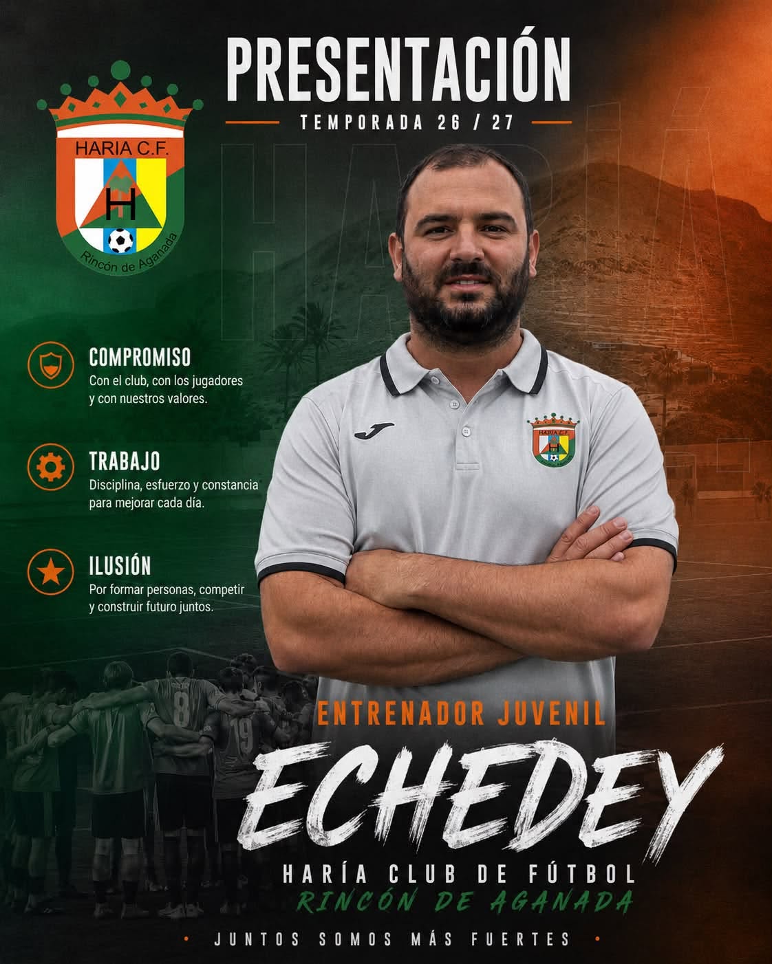 🟢🟠 PRESENTACIÓN ENTRENADOR JUVENIL 26/27 🟠🟢
