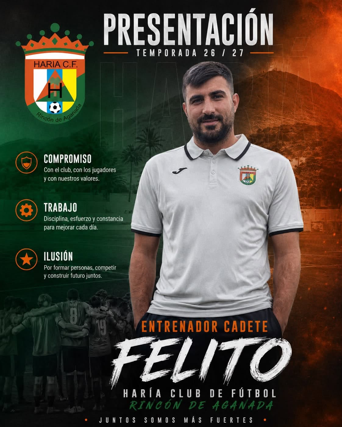 🟢🟠 PRESENTACIÓN ENTRENADOR CADETE 26/27 🟠🟢
