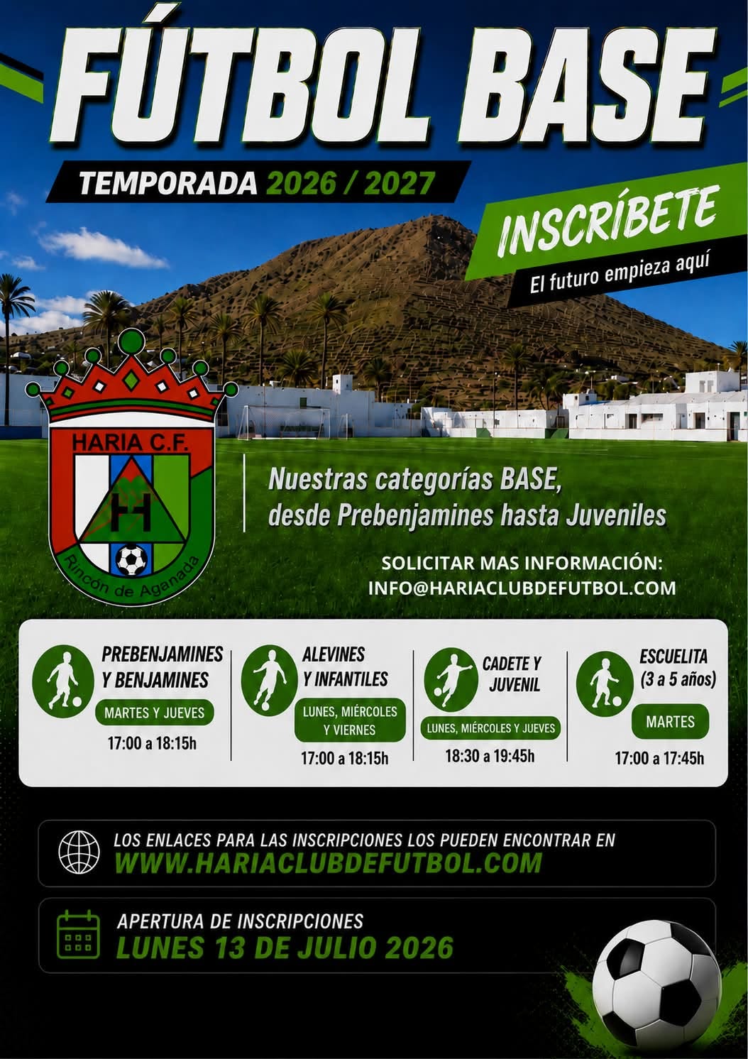 Hoja de inscripción
