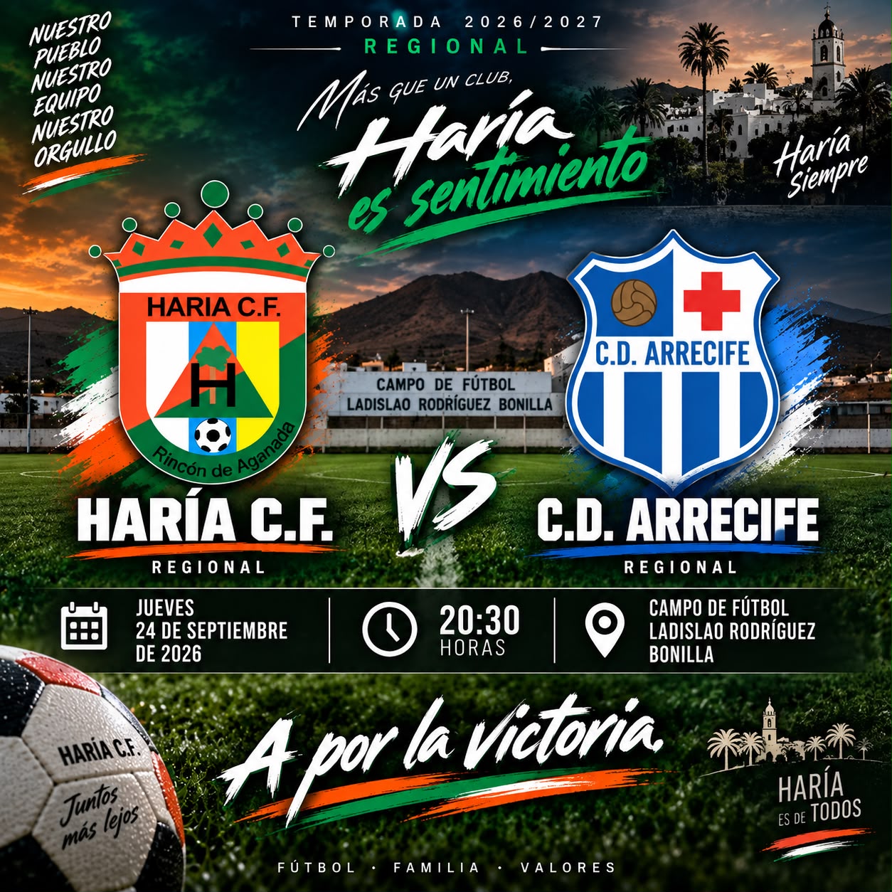 ⚽🔥 MÁS QUE UN CLUB, HARÍA ES SENTIMIENTO 🧡💚